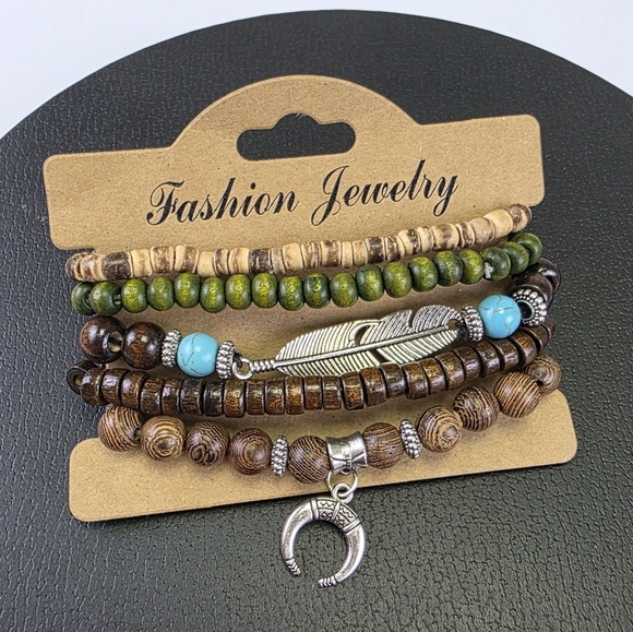 5 Pcs Set Bracelets - Picture 1 of 7
